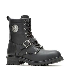 Harley-Davidson Faded Glory Skull Waterproof Motorcycle Boots
